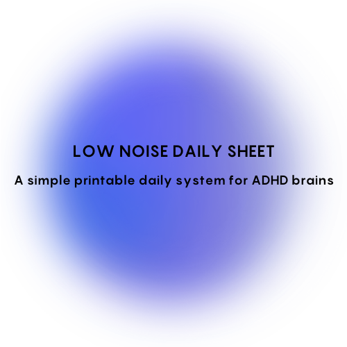 Low Noise Daily Sheet