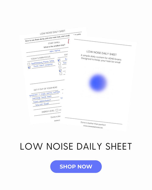 Low Noise Daily Sheet